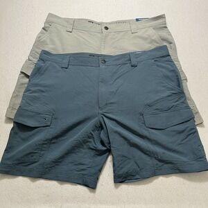Reel Legends Sandbar Shorts Men's Size 42 Fishing UPF 30 Wicking Lot Of 2 NWT